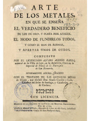 Arte de los metales, 1770