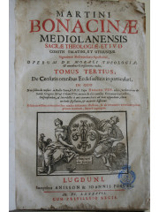 Martini Bonacinae Mediolanensis, 1697