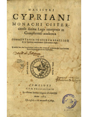 Magistri Cypriani monachi cisterciensis, 1582
