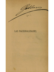 Las nacionalidades, 1882