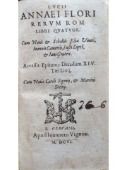 Rerum Rom. libri quatuor, 1606
