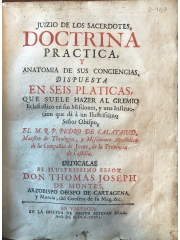 Juizio de los sacerdotes : doctrina practica y anatomia de sus conciencias, 1736