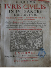 Corpus iuris civilis. [Pandectae], 1662