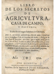 Libro de los secretos,1722