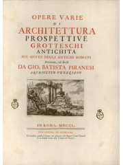 Opere varie di architettura, 1750
