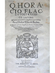 Q. Horacio Flacco … sus obras, 1599