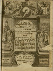 Idea de un príncipe político christiano representada en cien empresas, 1655