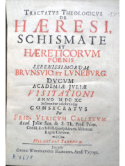 Tractatus theologicus de haeresi, schismate et haereticorum poenis, 1690