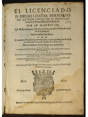 El licenciado D. Diego Loaysa… pleito con D. Antonio de Sepulueda, 1630