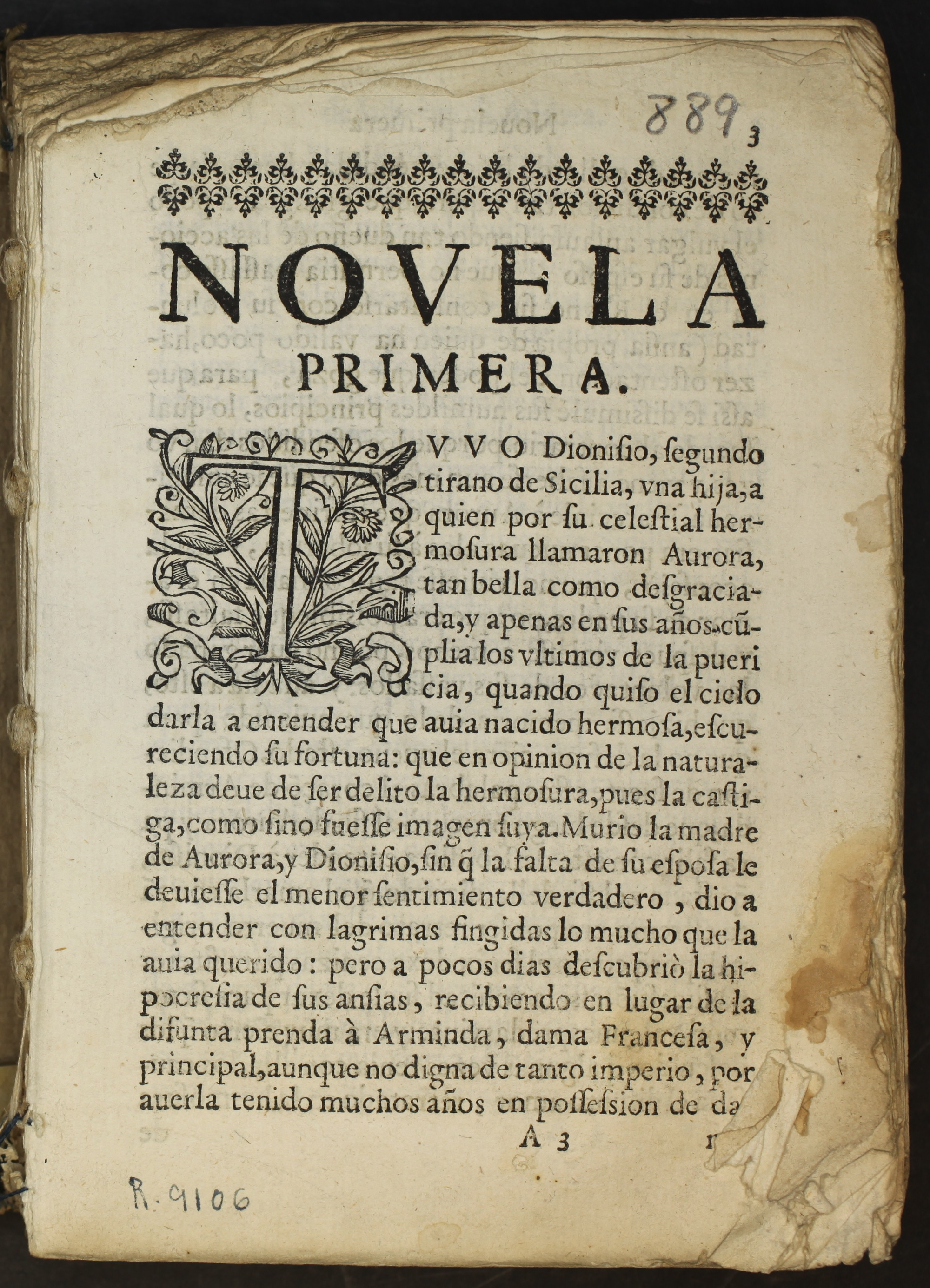 Svcesso y Prodigios de Amor : en ocho novelas exemplares, 1624