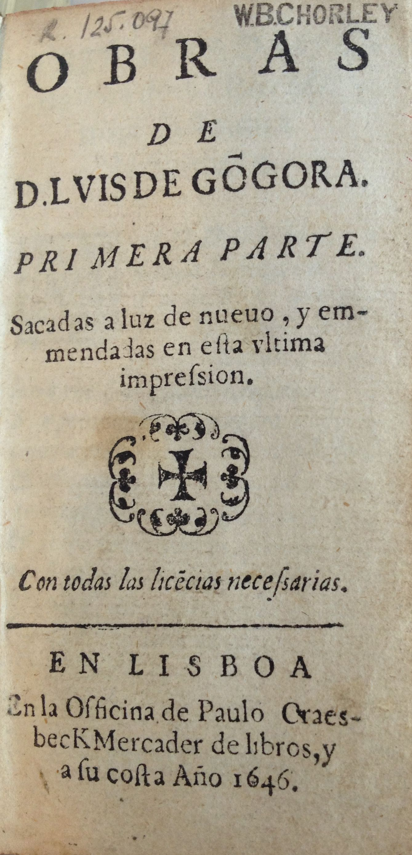 Obras de D. Luis de Gongora, 1646-1647