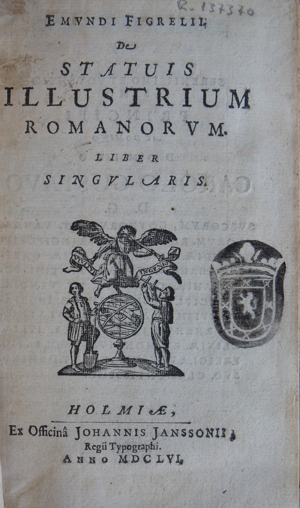 De statuis illustrium romanorum. De antiquorum torquibus syntagma, 1656