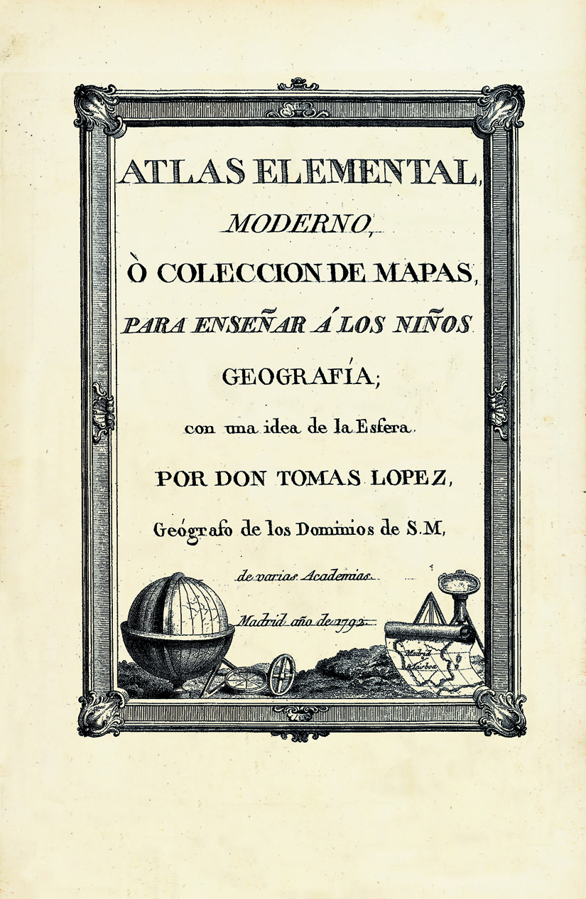 Atlas elemental moderno, 1792