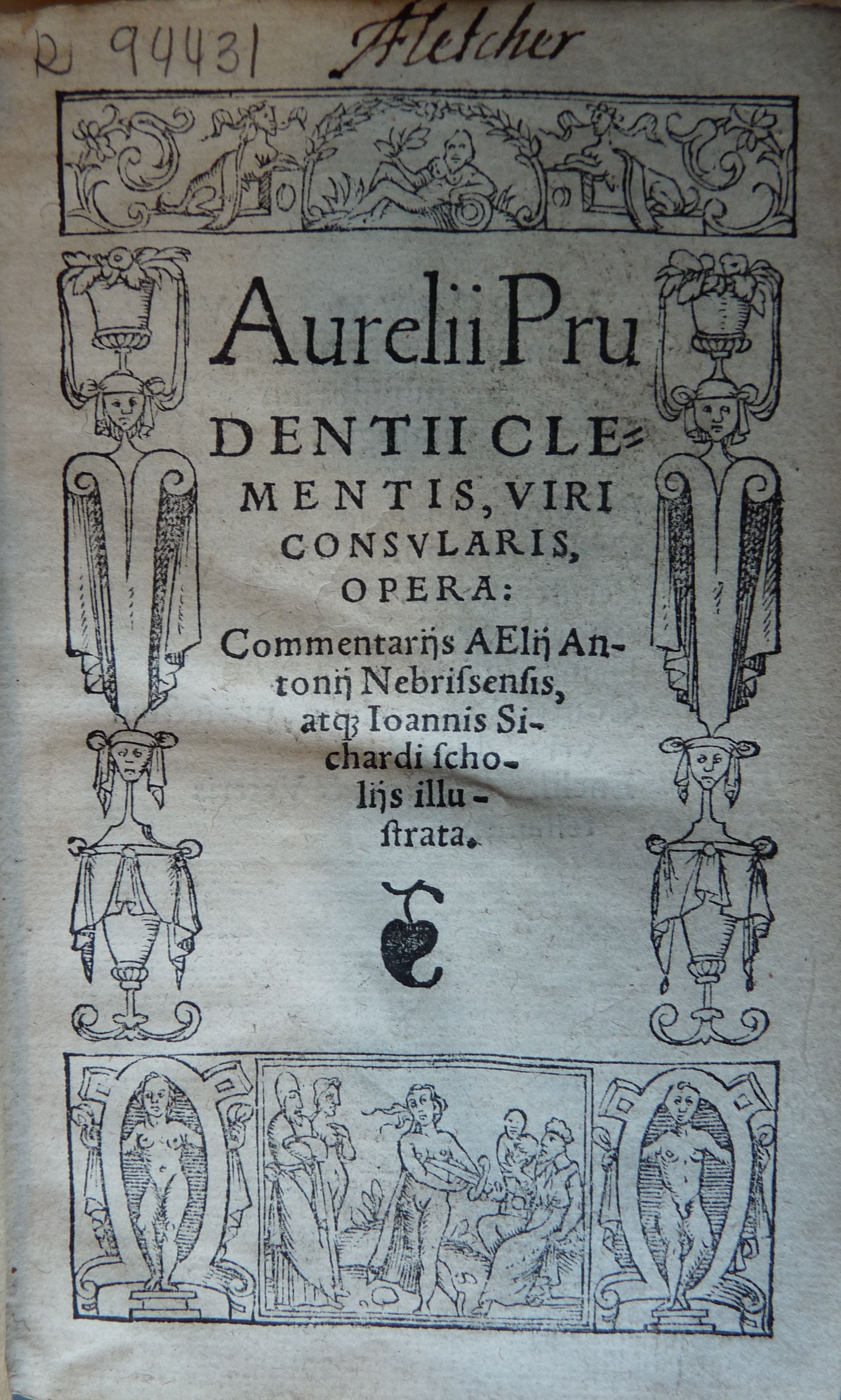 Aurelii Prudentii Clementis ... Opera, 1546