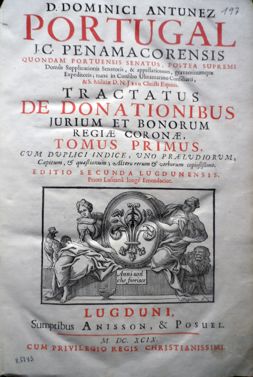 Tractatus de donationibus iurium et bonorum regiae coronae, 1699