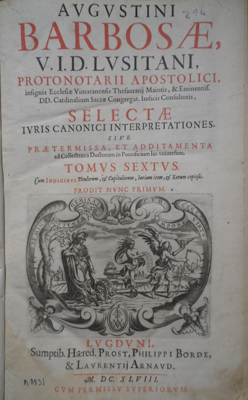 Selectae iuris canonici interpretationes, 1648