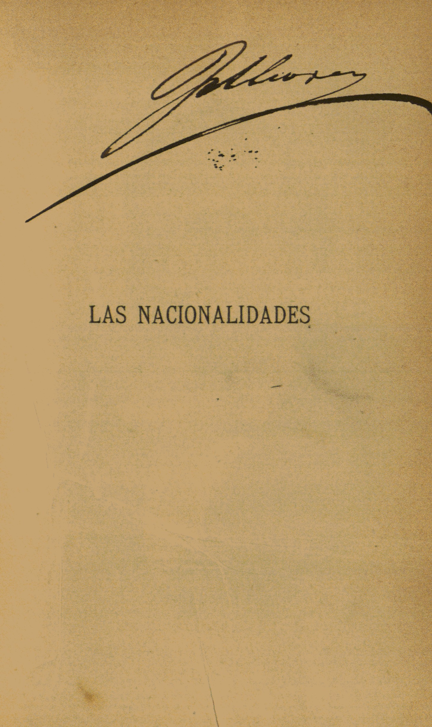 Las nacionalidades, 1882