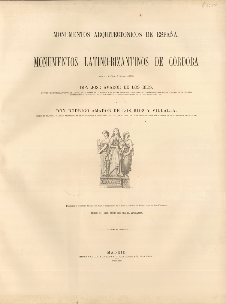 Monumentos latino-bizantinos de Córdoba, 1879